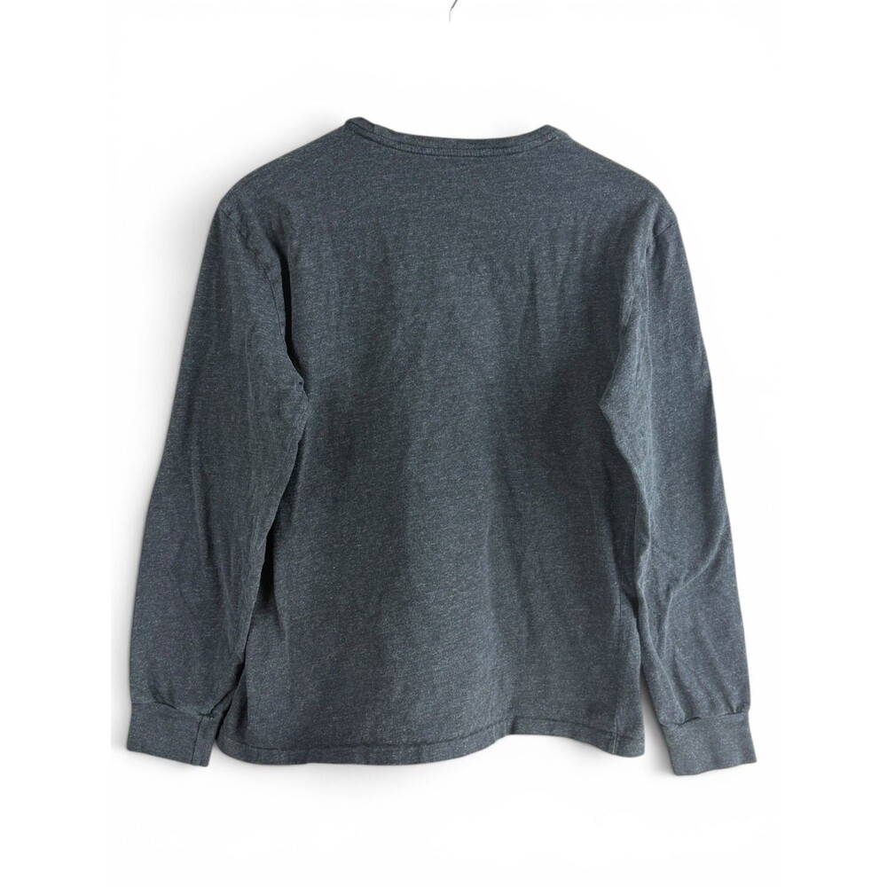 Polo Ralph Lauren Knit Mens Medium Long Sleeve Dark Gray Pullover Shirt - Picture 3 of 8